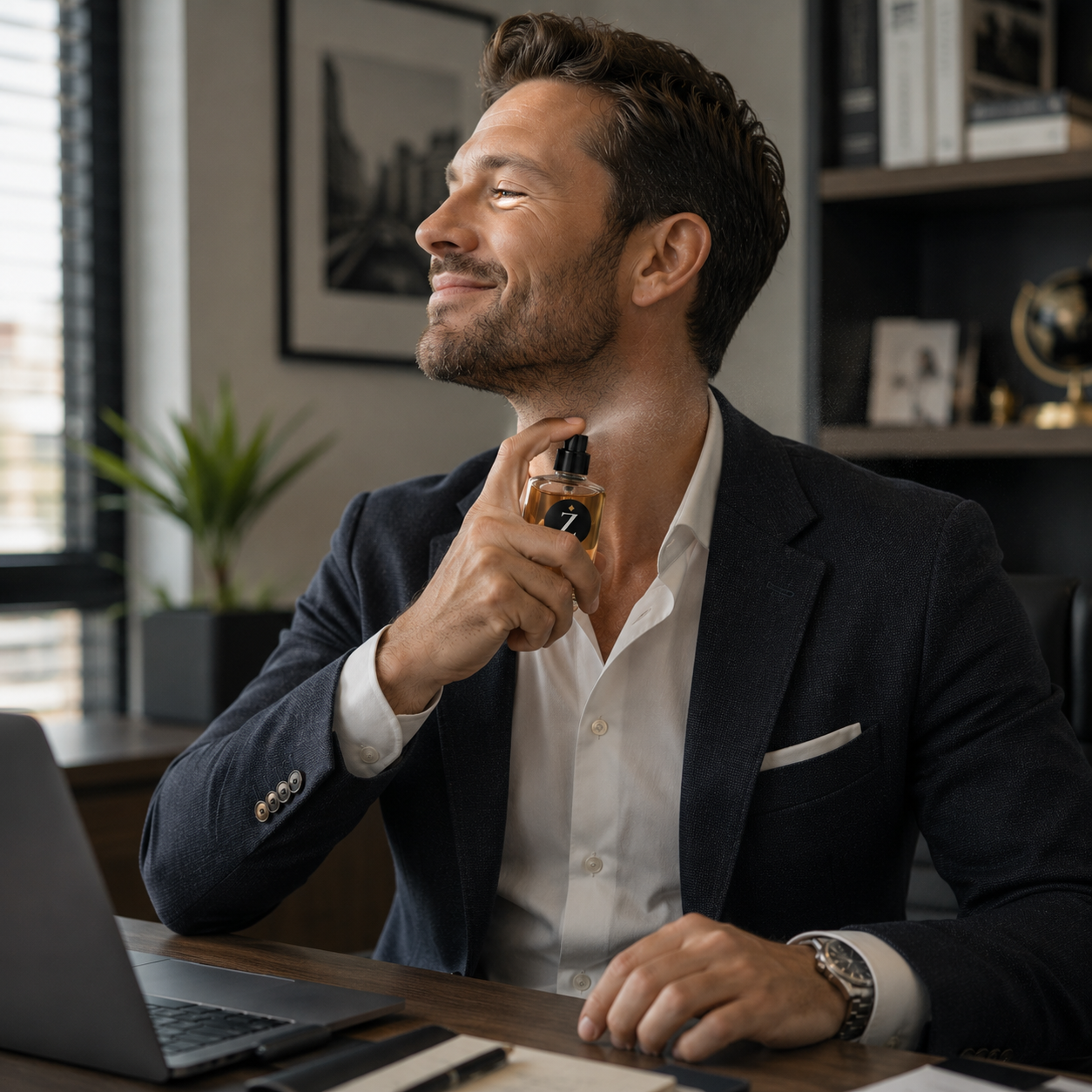 Zamoori extrait perfume spray application
