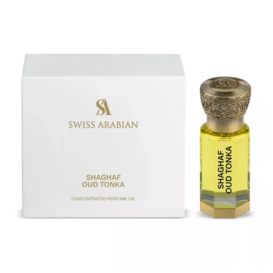 Swiss Arabian Shaghaf Oud Tonka Concentrated Perfume Oil - 12ml