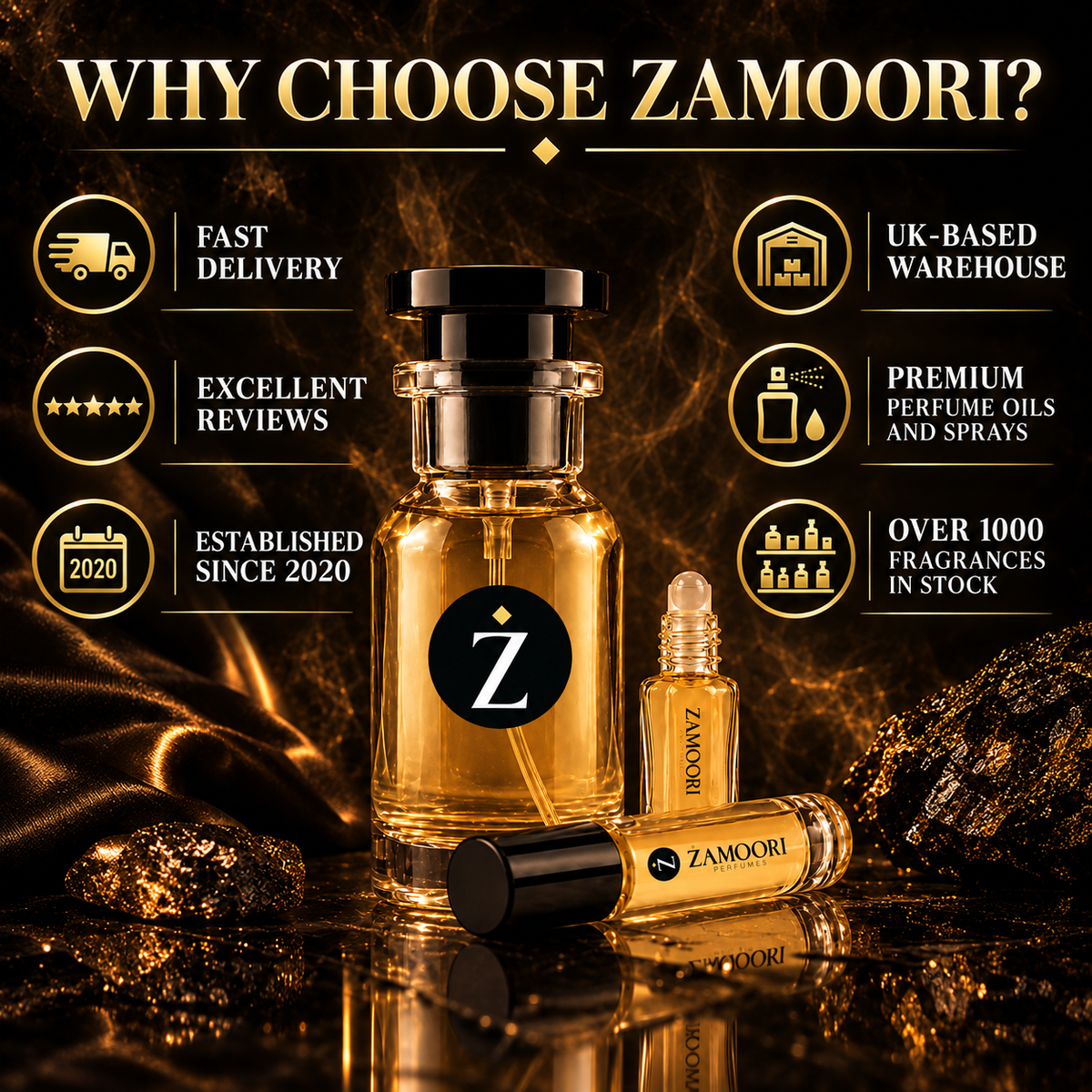 Zamoori perfume oils - why choose Zamoori